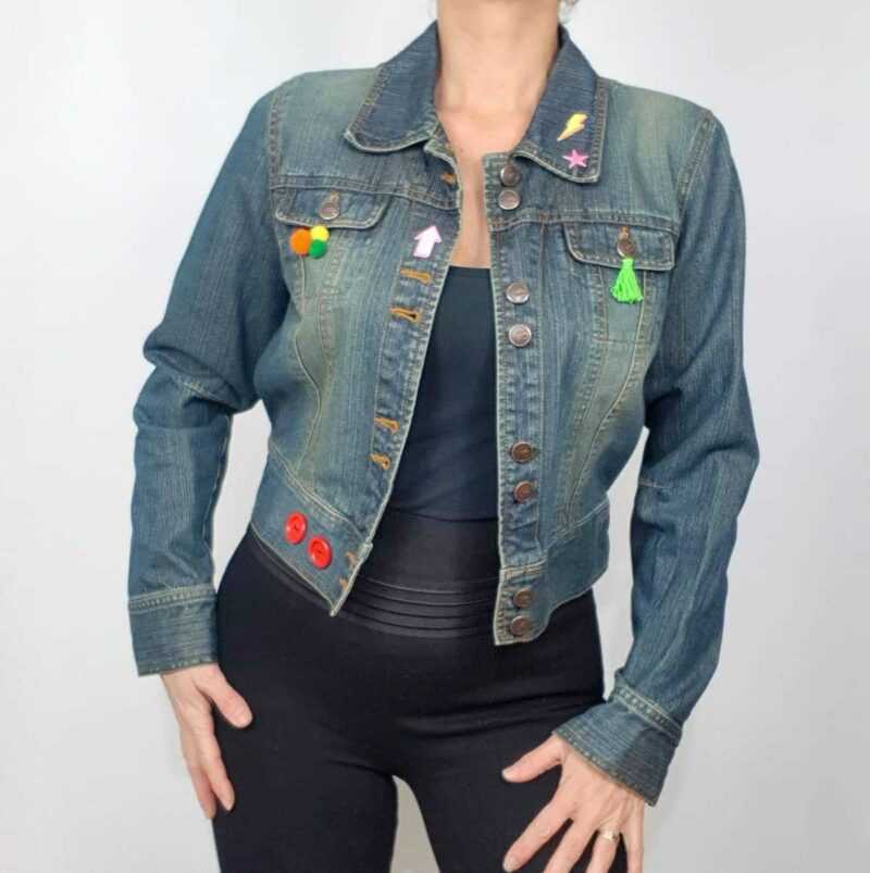 Veste jean Rosa – Image 2