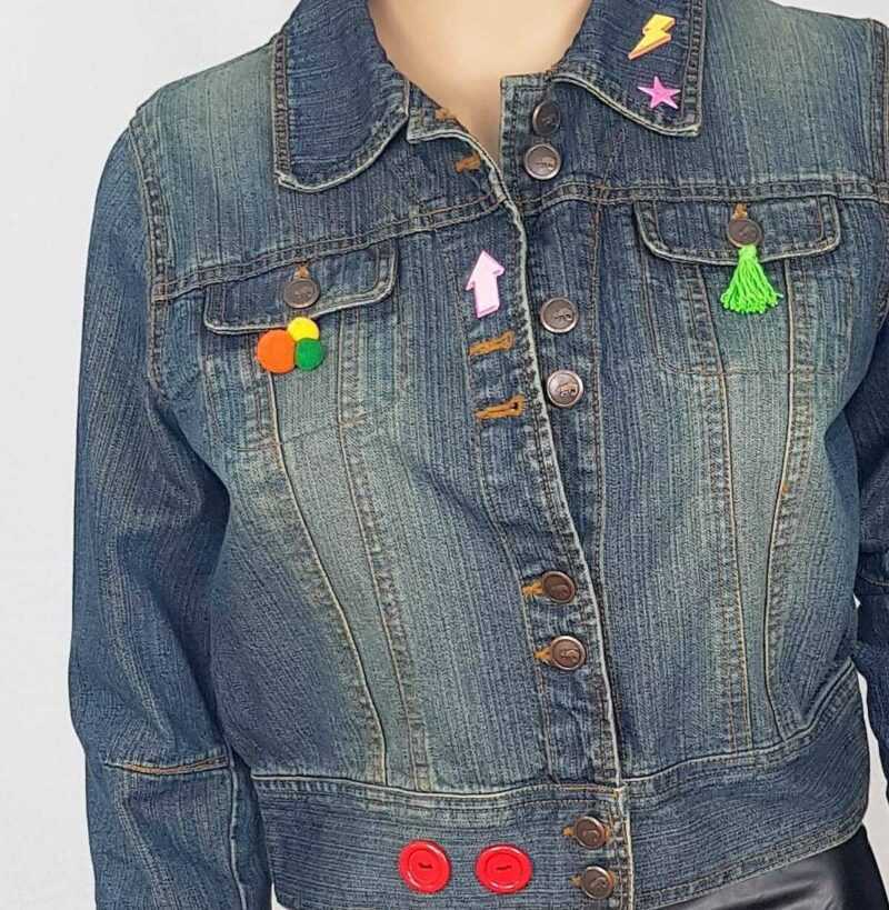 Veste jean Rosa – Image 3