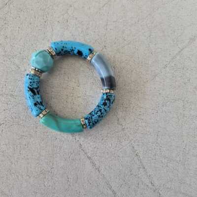 Bracelet Tube Azur